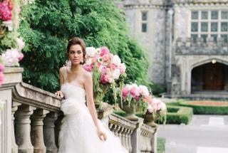 Bride at Hatley Castle