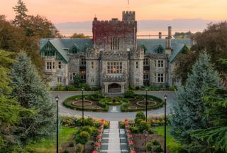 Hatley Castle sunset