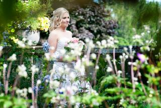 Bride in the Italian Garden