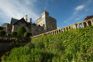 Hatley Castle from the croquet lawn