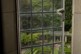 View of Italian Garden from Hatley Castle