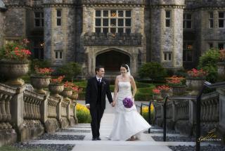 Bride & Groom on the Neptune Stairs